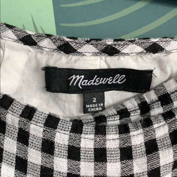 Madewell gingham wrap skirt - Picture 3 of 3